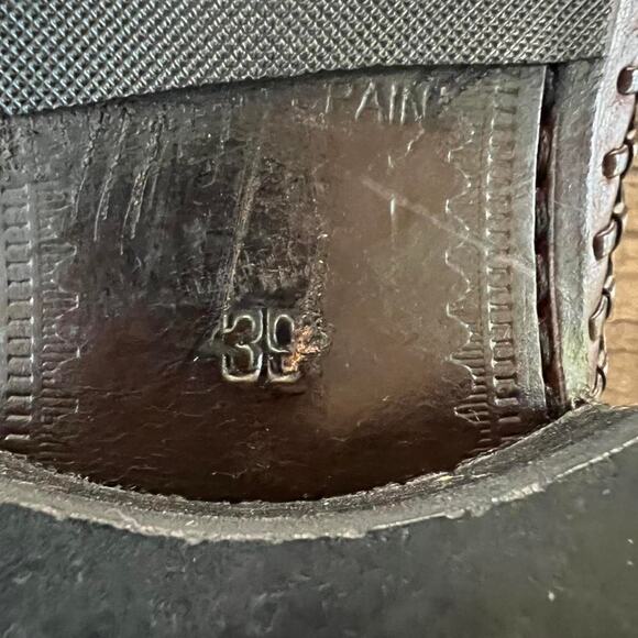 Vintage Woven Leather Loafers – Made in Spain – EU 39 / US 6.5 - Picture 5 of 6